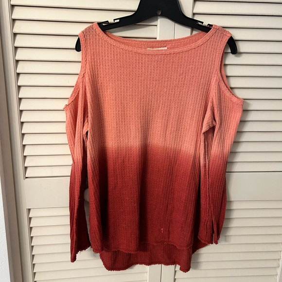 Knox Rose Tops - Knox Rose Coral Textured Top